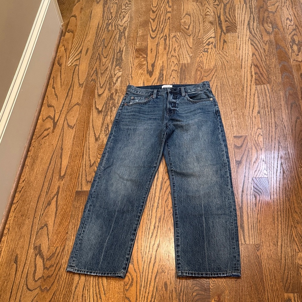 pistola Women's Straight Leg Jeans — Faded Blue Denim